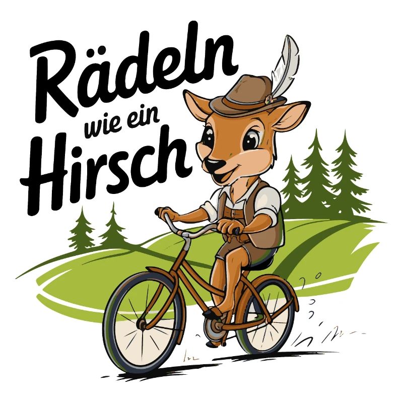 Radeln wie ein Hirsch