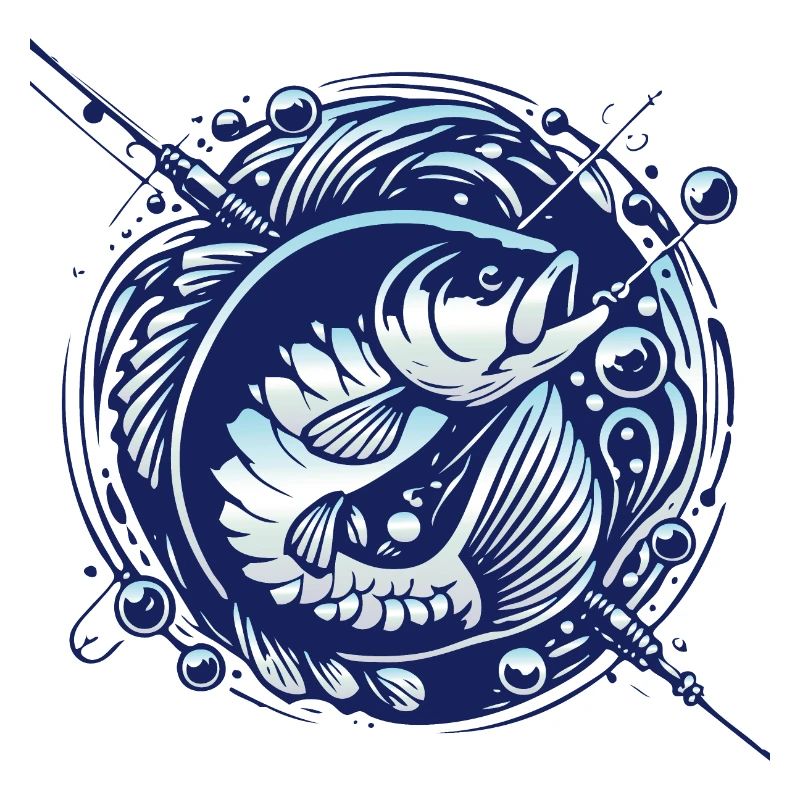 Frogfish with water bubbles design