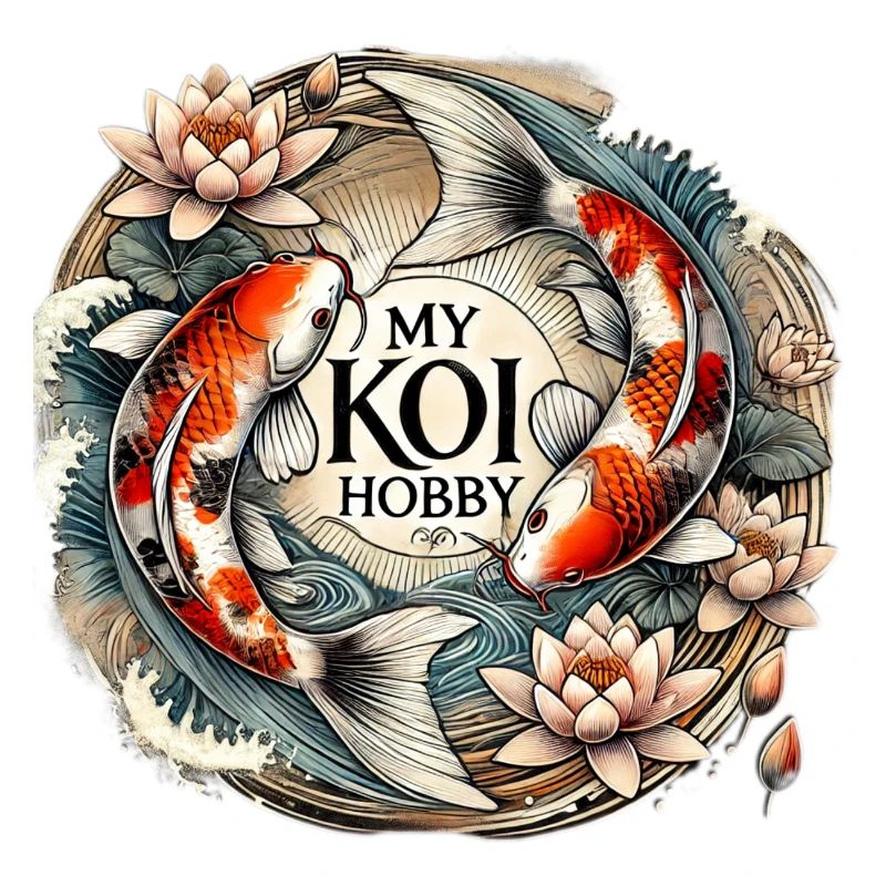 Conception de poisson Koi pour fait à la main