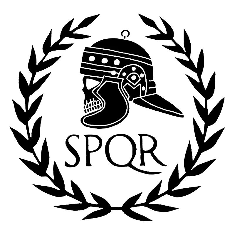 Empire romain et crâne noir