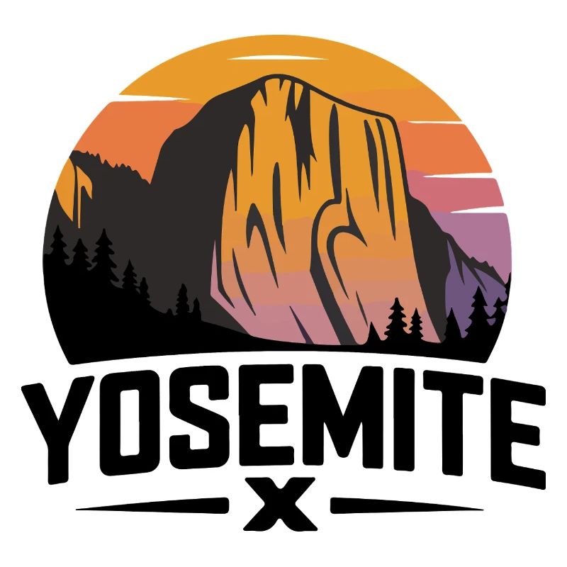 Yosemite X Logo d’extérieur moderne