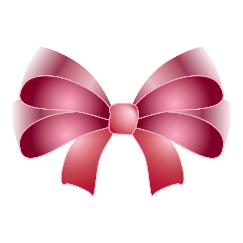 Nœud élégant en rose