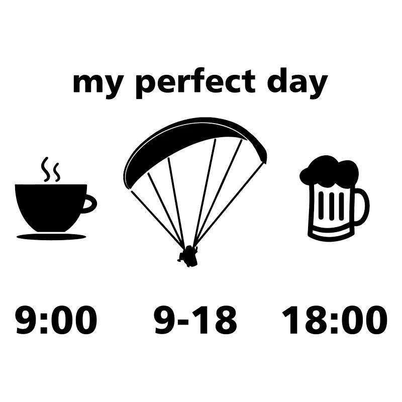 Paraglider paragliding gift day