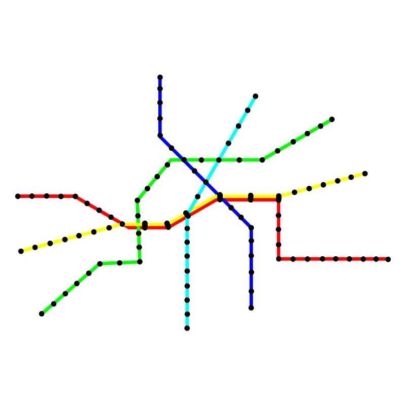 Line network / timetable / tram