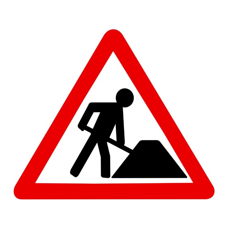 Baustellen Logo Arbeiter Geschenk Überraschung