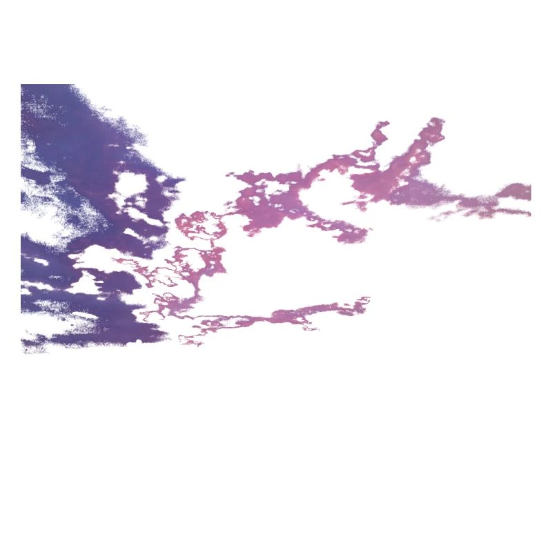 Pink and purple clouds