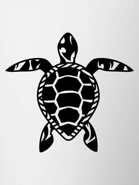 A sea turtle