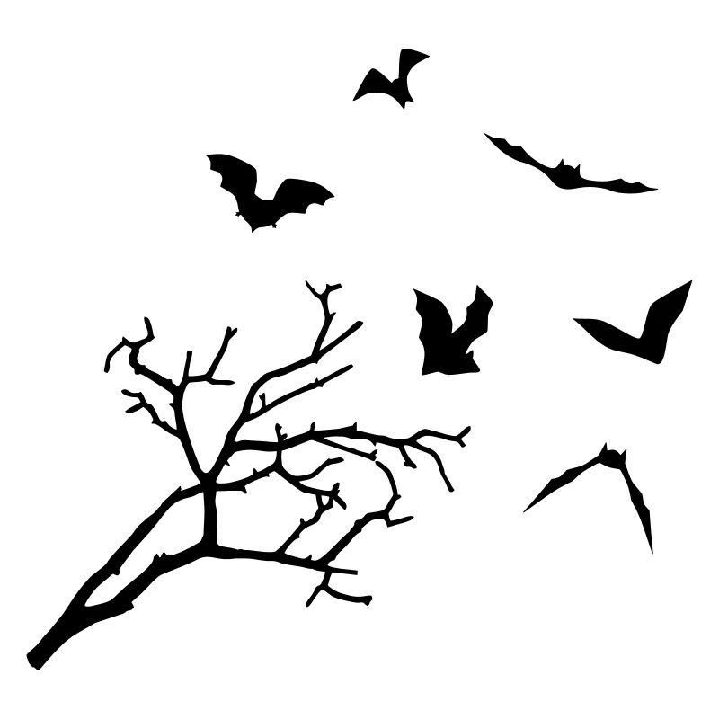 Fledermäuse und Baum, Fledermaus