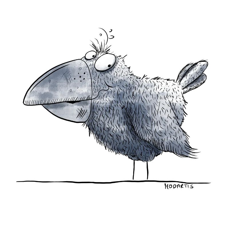 Kleiner Rabe I Krähe I Vogel Comic