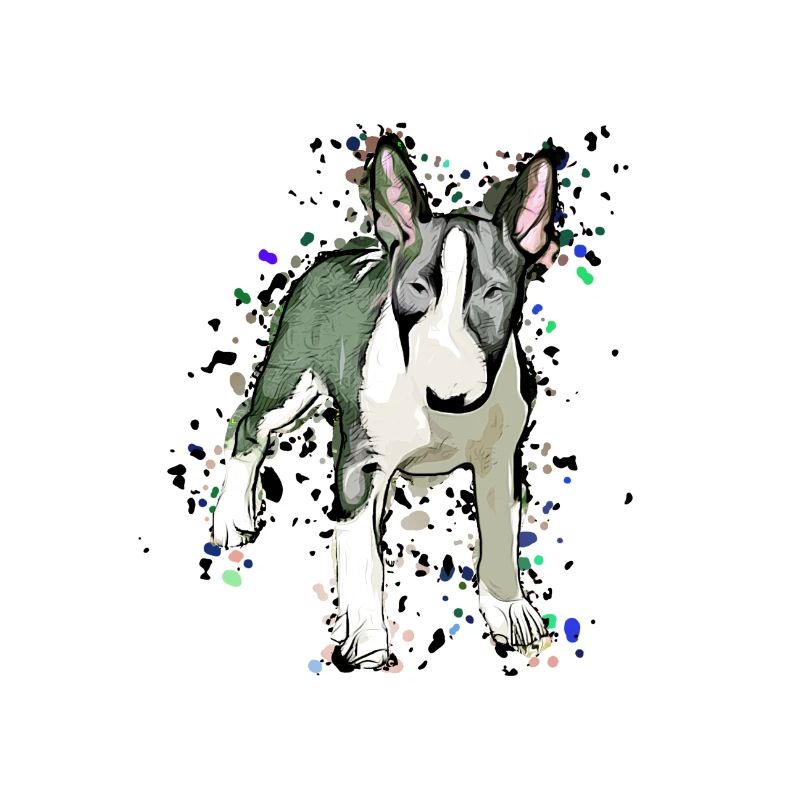 Miniature Bull Terrier Comic