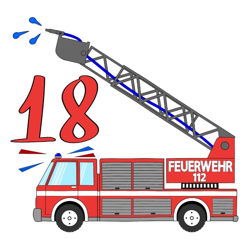 Feuerwehrauto 18. Geburtstag