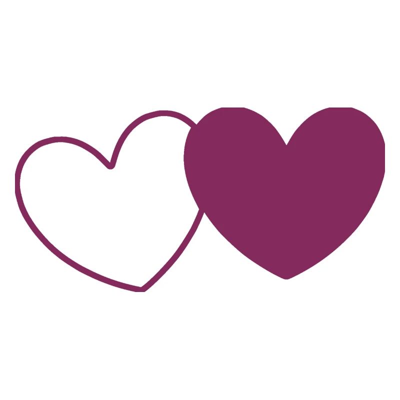 Valentine's Day Heart Violet