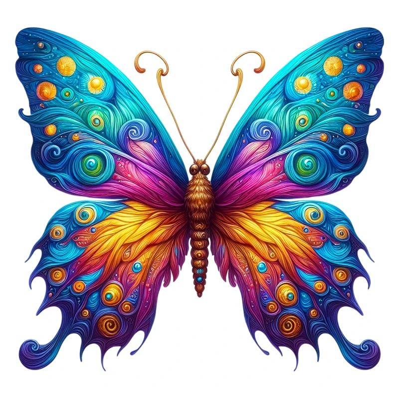 Papillon Van Gogh