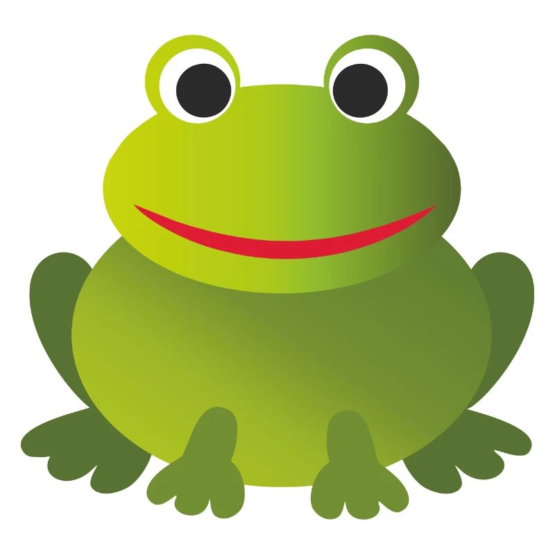 Funny Green Frog - Customizable
