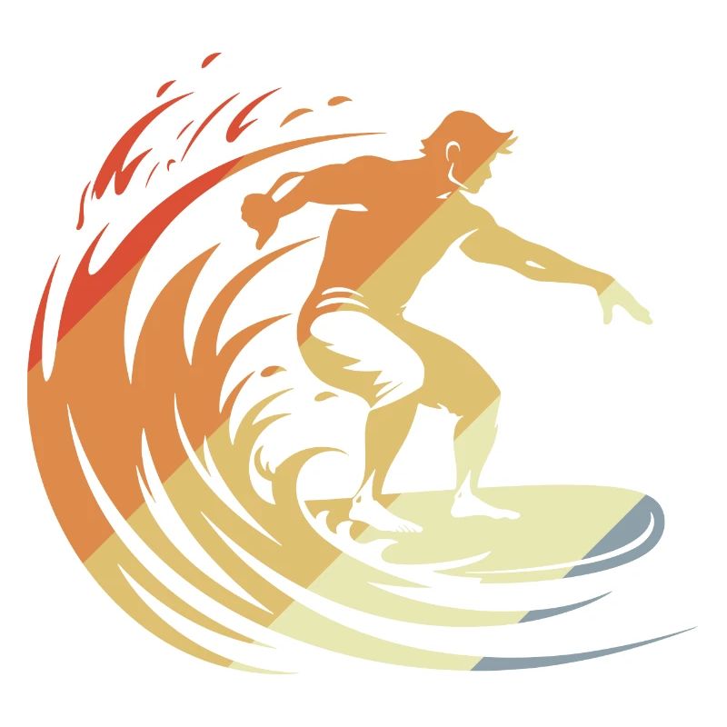 Retro Surfer