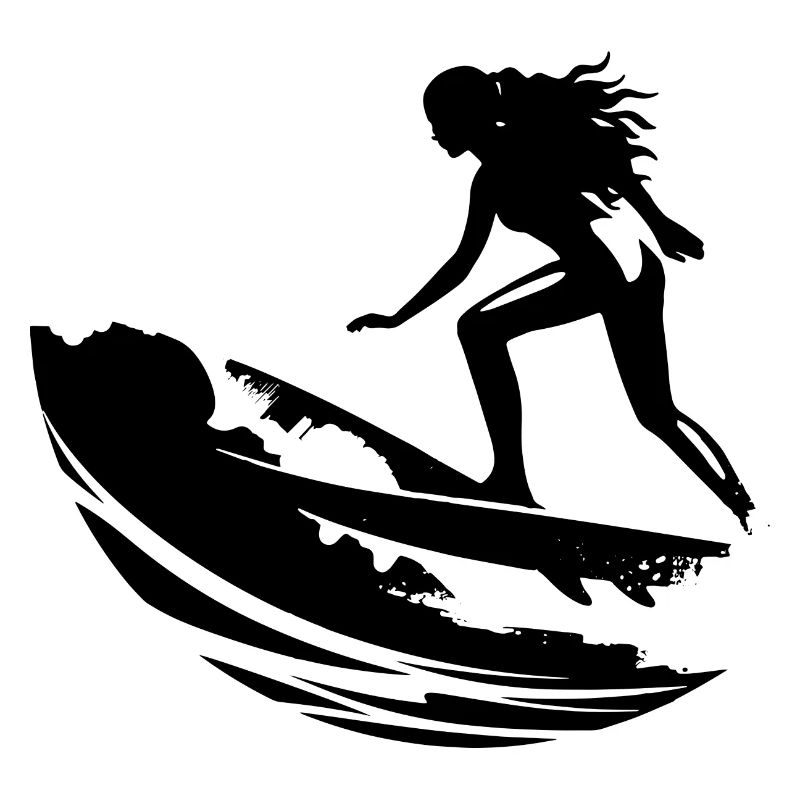 Female surfer