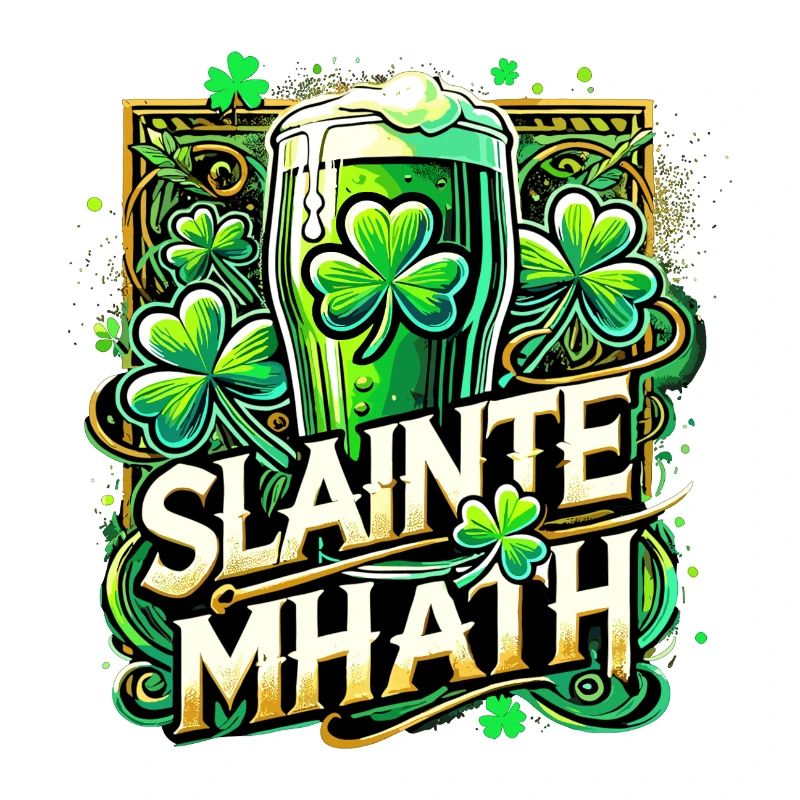 St. Patrick’s Day Slainte Mhath Irland Geschenk