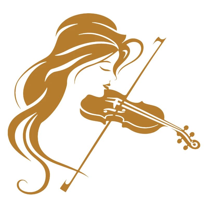 Graphisme de violoniste