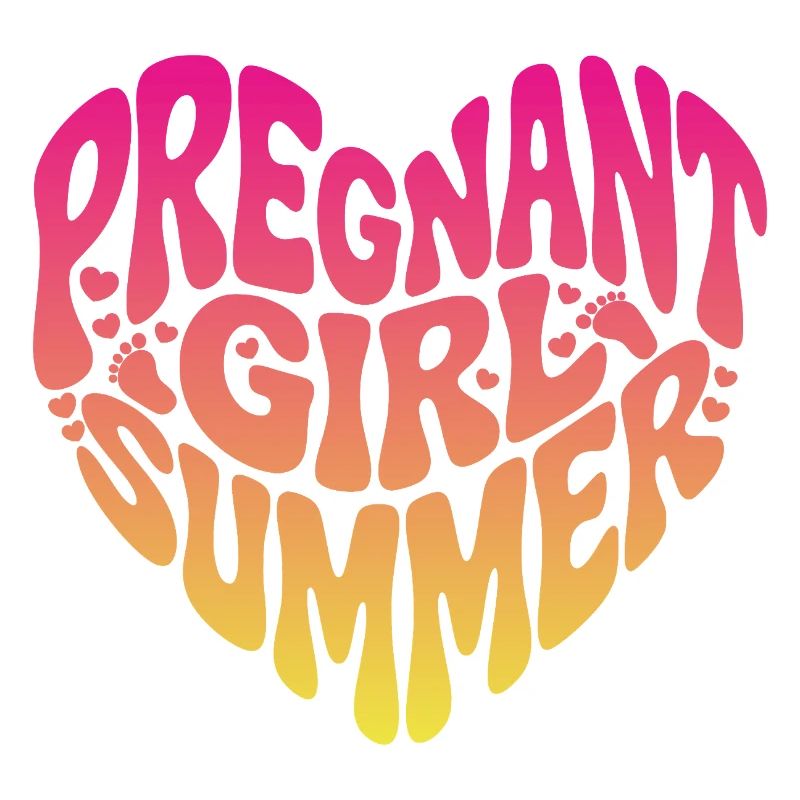 Fille enceinte Été