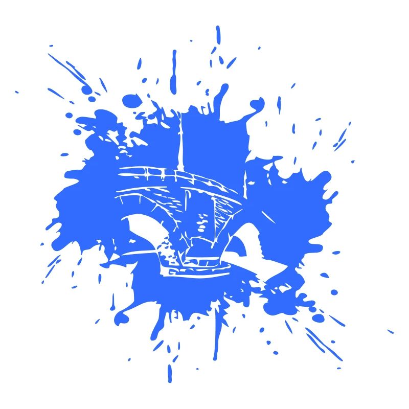 Bridge in a Splash > Vectorgraphic