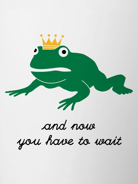 grumpy frog prince - waiting