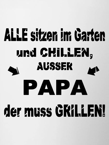 Lustiger Grill-Spruch