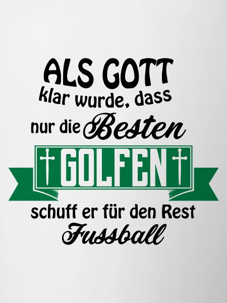 As God Golf football