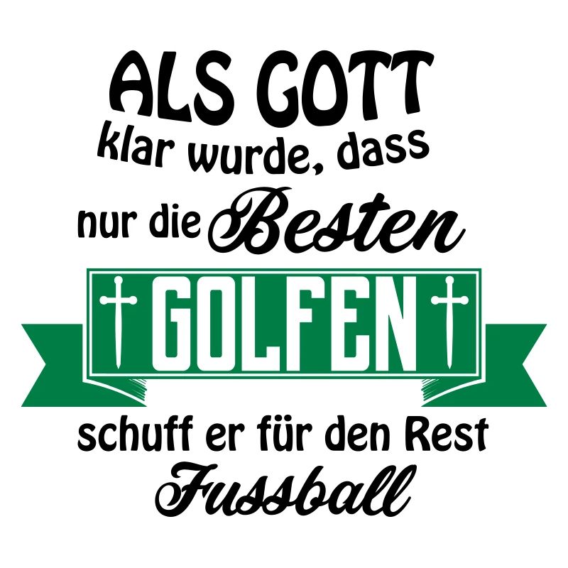As God Golf football
