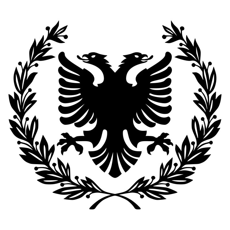 Shqipe Wreath – Albania Laurel Double Head Eagle