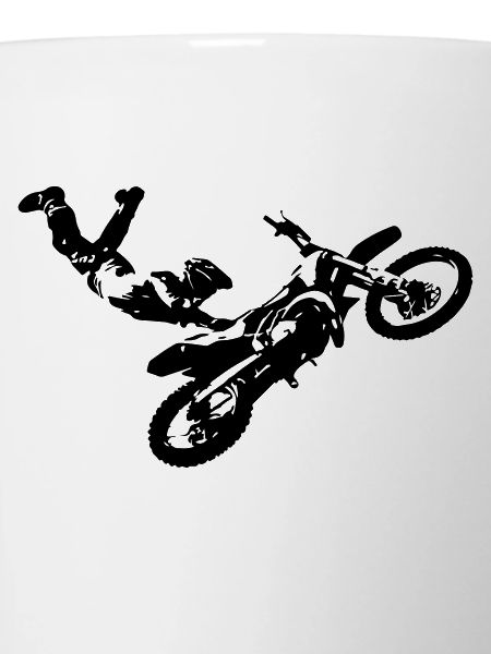 Saut de motocross