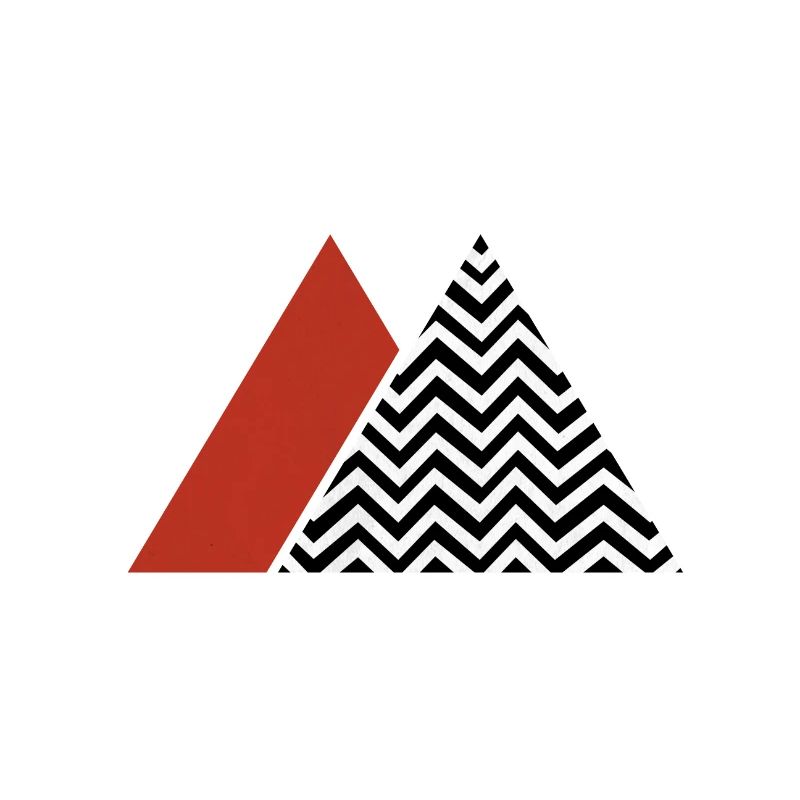 Design with zigzag and triangles