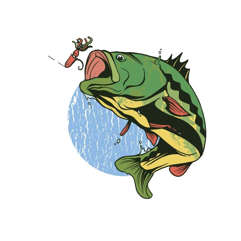 Pêche à la pêche à la perche poisson