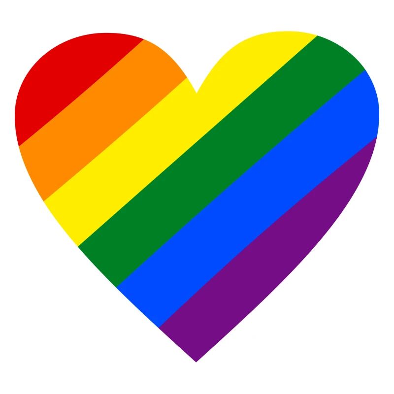 Regenbogen Herz