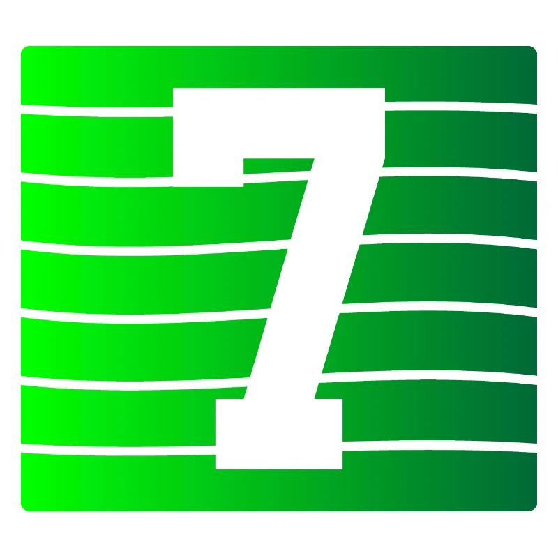 Green Stripe-7 Contrast Design