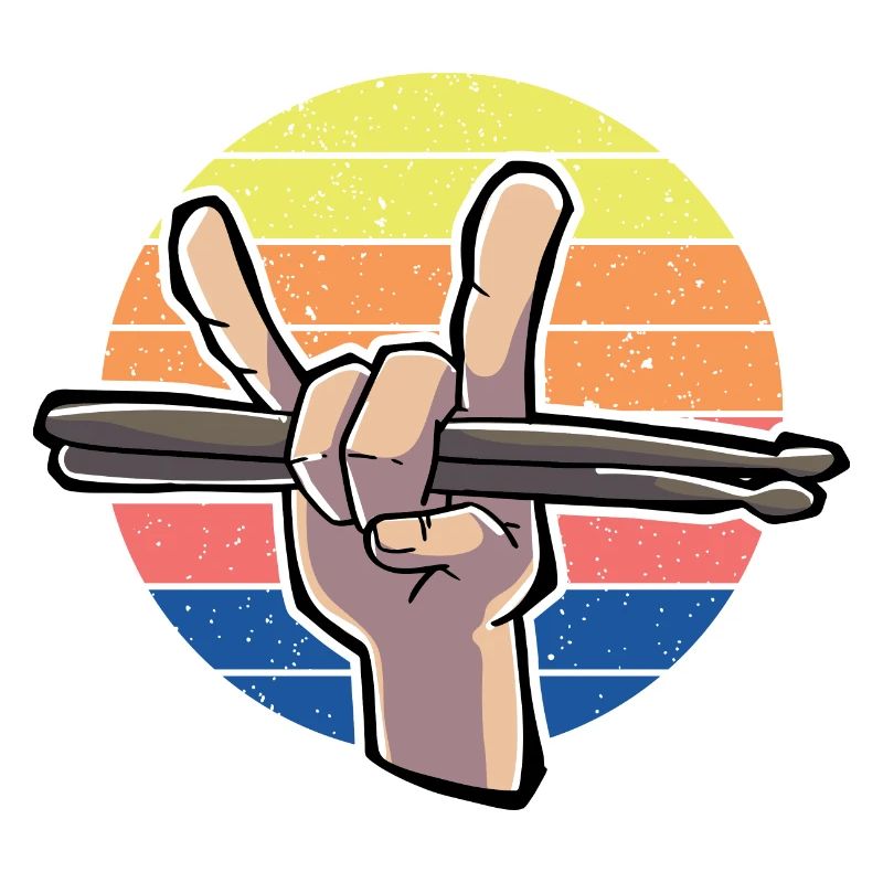 Drumstick Drummer Vintage