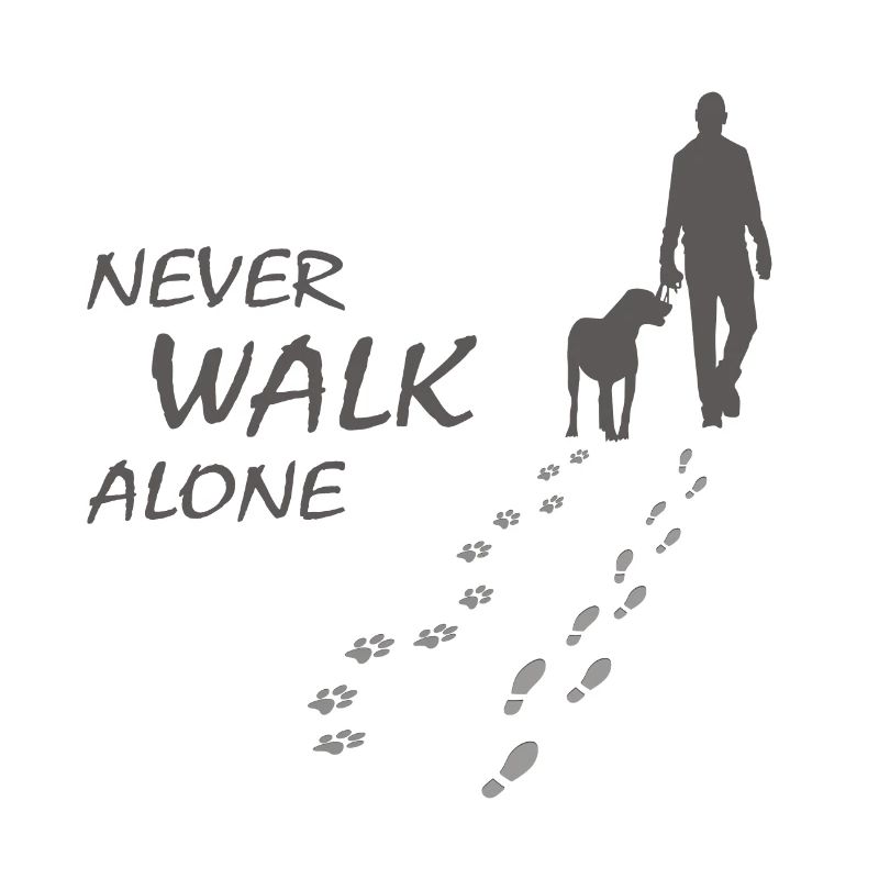 Hund - NEVER WALK ALONE Gassi