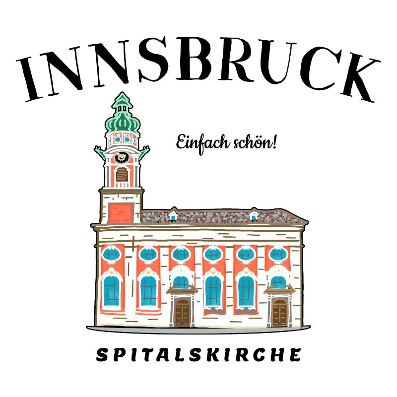 Innsbruck Autriche, tout simplement beau dessin
