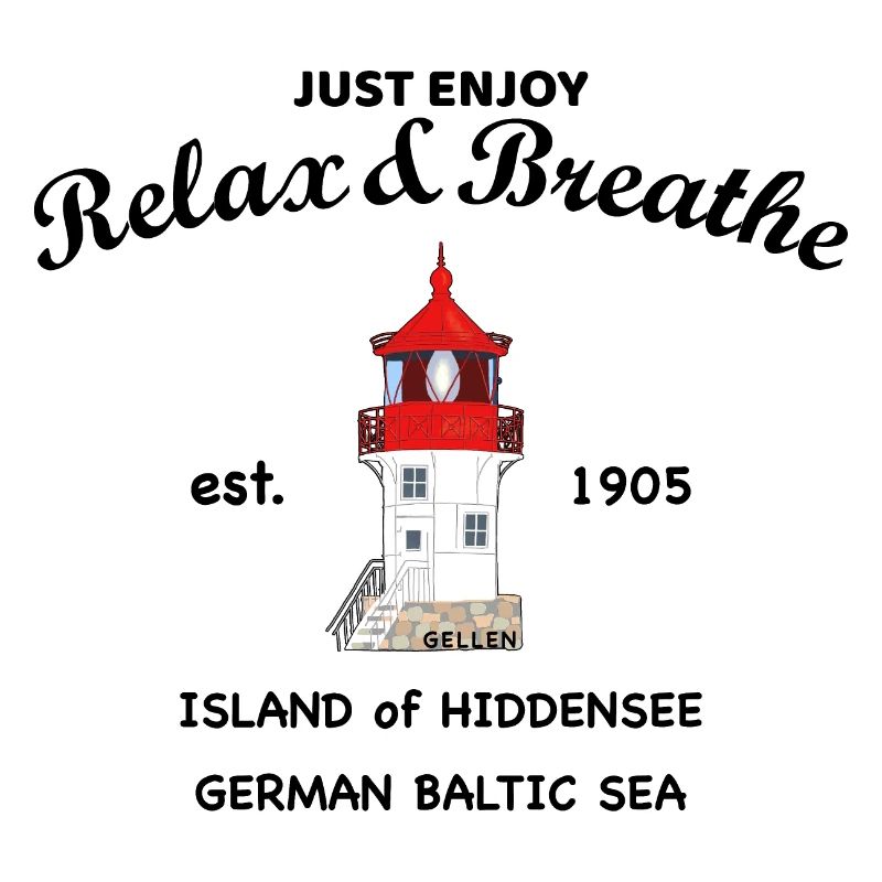 Hiddensee Island, Gellen Lighthouse German Baltic Sea