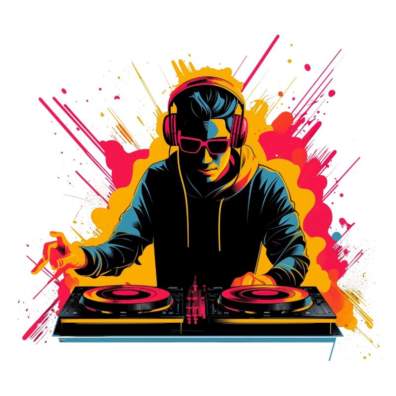 DJ Synthwave des années 90