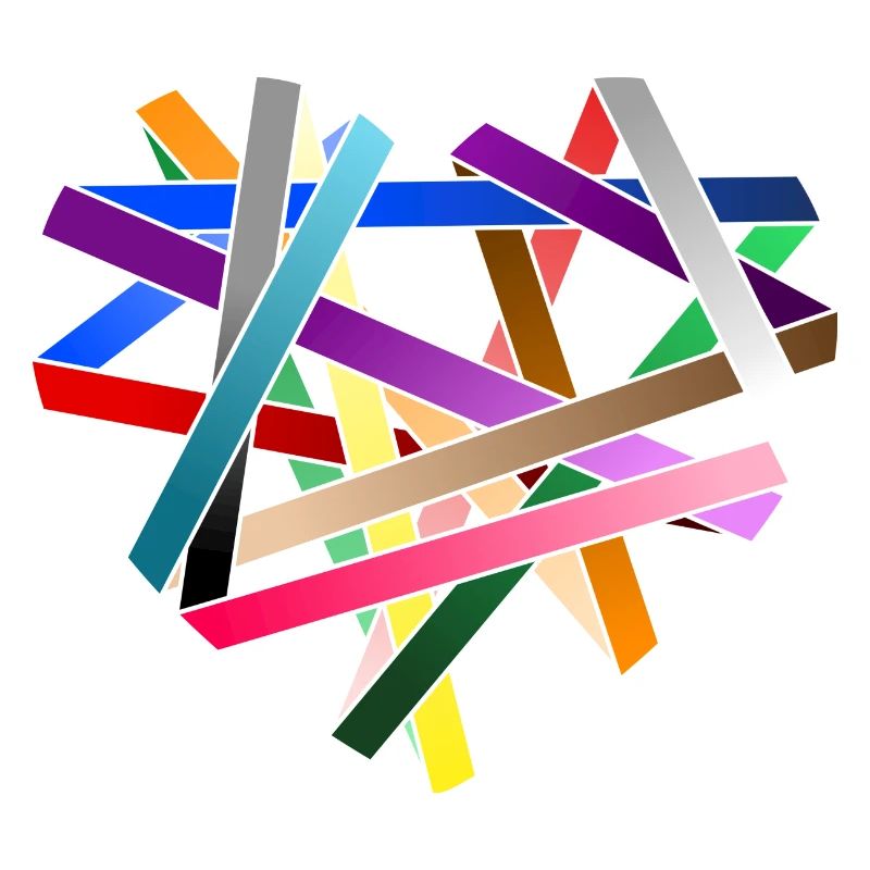 LOVE - wrapped criss-cross