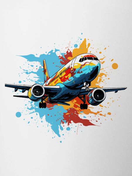 Flugzeug Graffiti