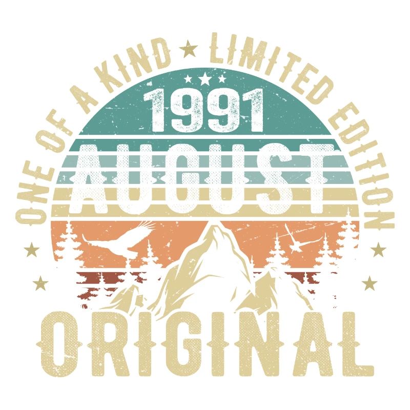 August 1991 - Geboren Im August 1991 - Geburtstags