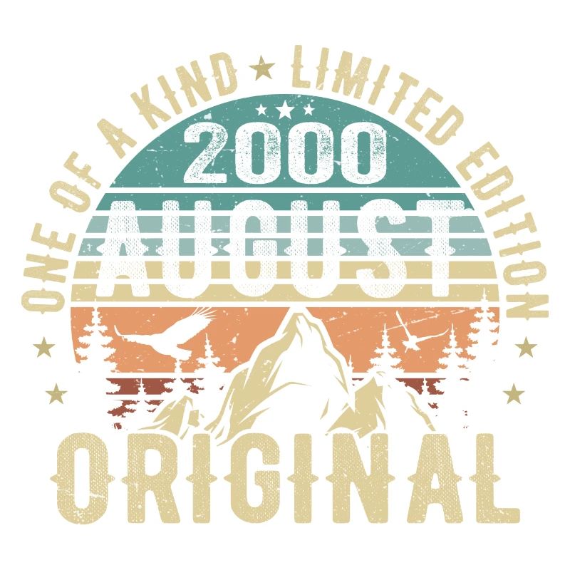 August 2000 - Geboren Im August 2000 - Geburtstags