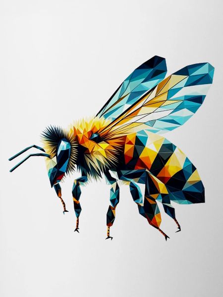 Abeille polygonale