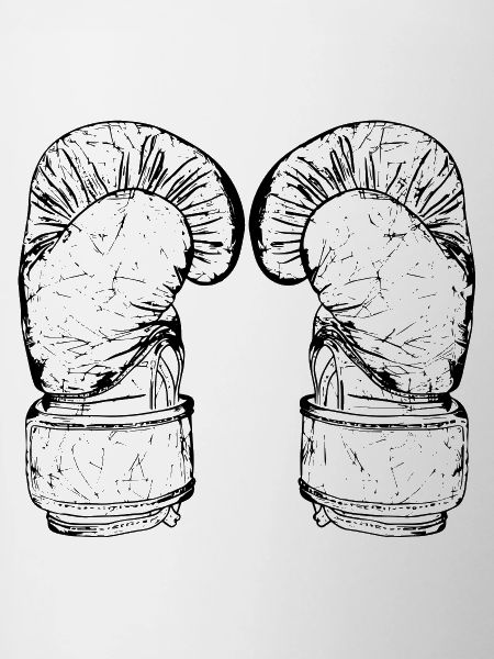 Kickboxing Gloves Sketch