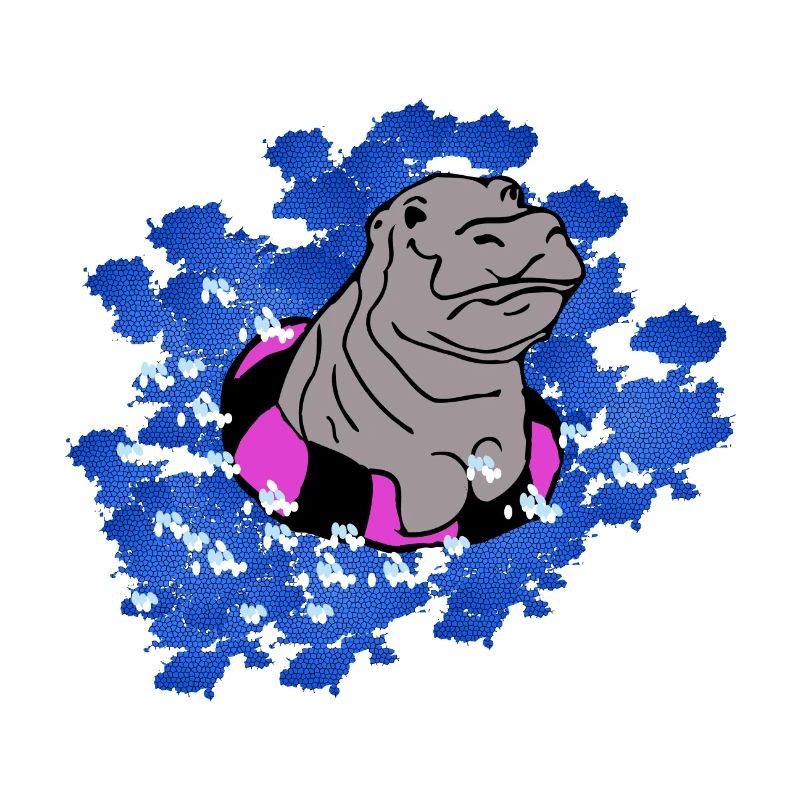 Bébé hippopotame