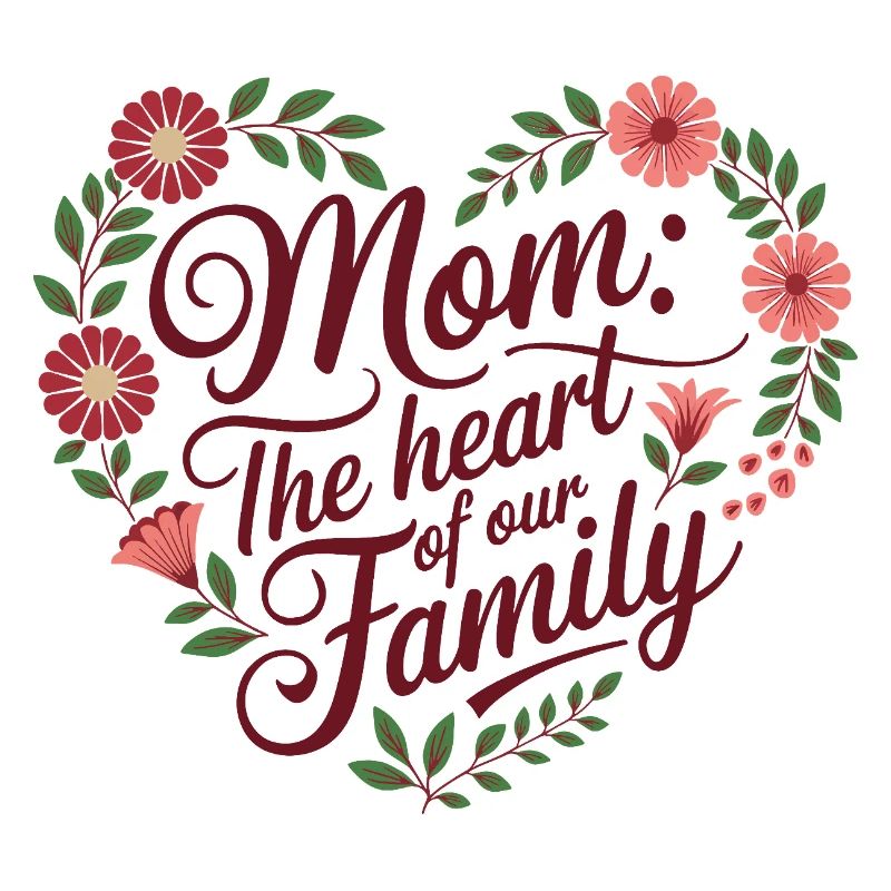 Mama: Das Herz unserer Familie - Geschenk zum Muttertag