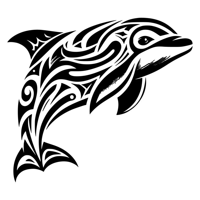 Marsouin commun tribal