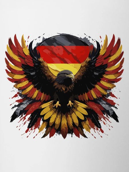 German eagle black-red-yellow