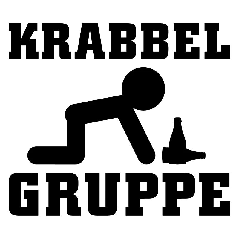 Krabbel Gruppe Alkohol